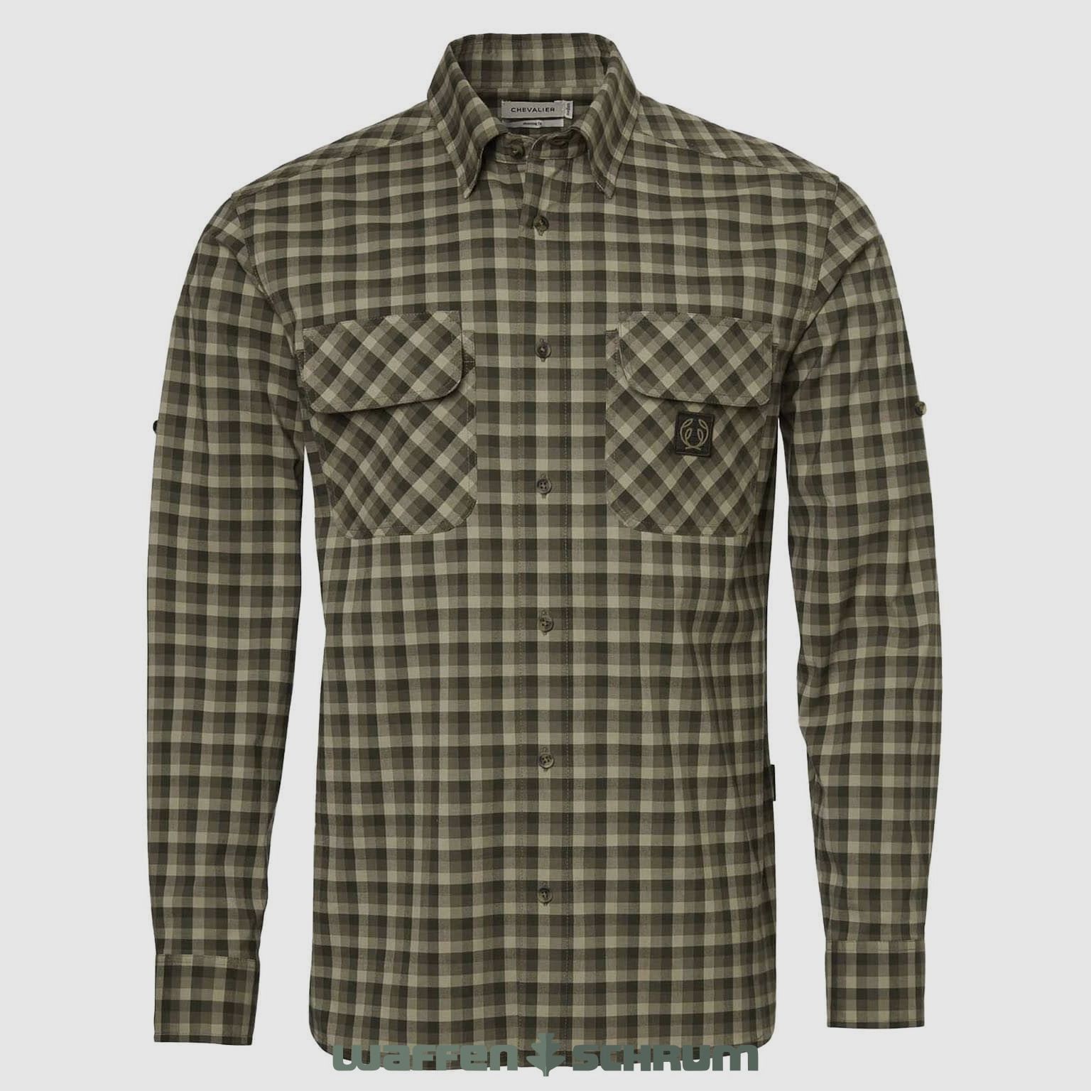 Chevalier Hemd Creek Shooting Fit Mink Brown Checked