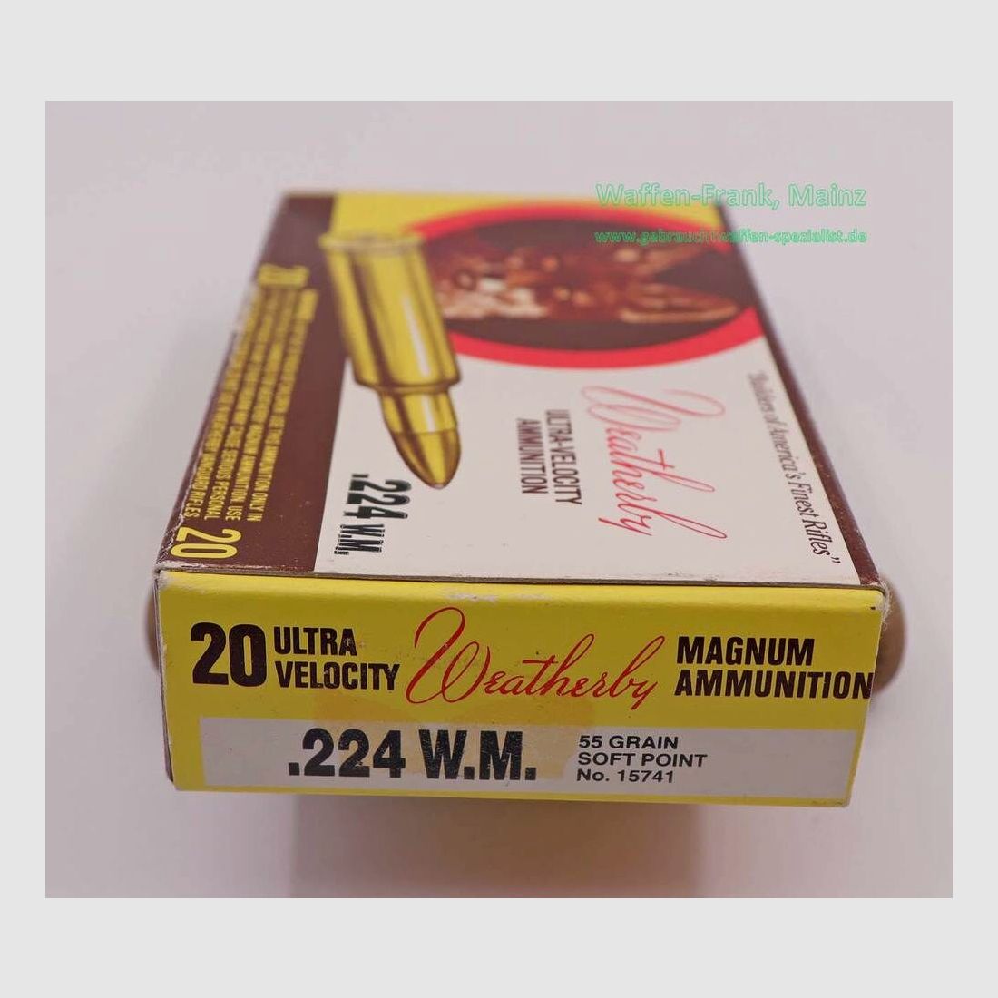 Weatherby - USA Büchsenpatronen .224WBY.Mag