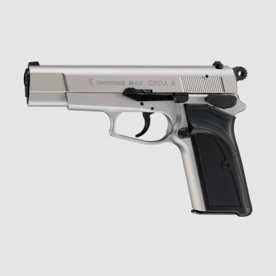 Umarex 318.02.11 Browning GPDA 9 9 mm P.A.K. - Nickel-Finish Pyro