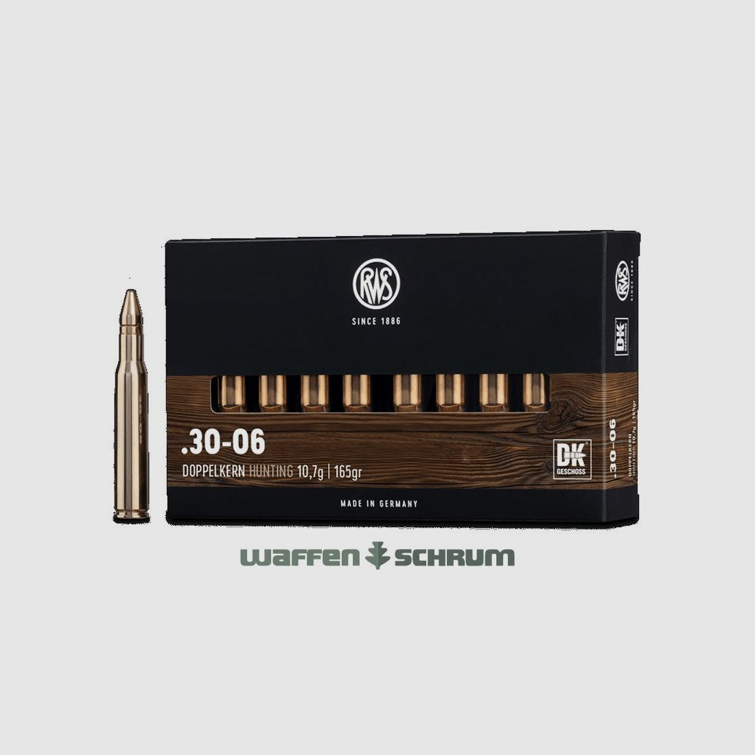 RWS .30-06Spring Doppelkern 10,7g - 165gr