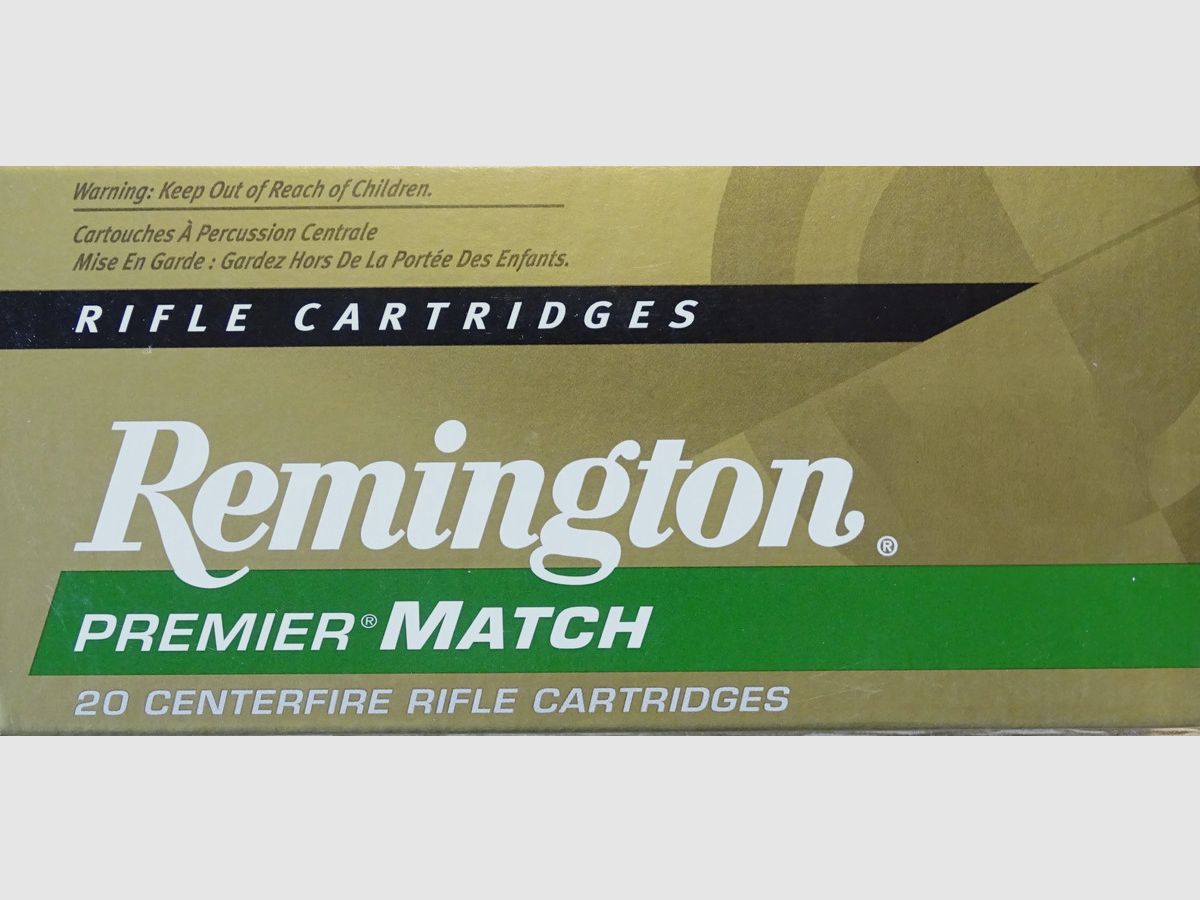 Remington Premier Match .223rem Matchking BTHP 52grs - 20 rounds