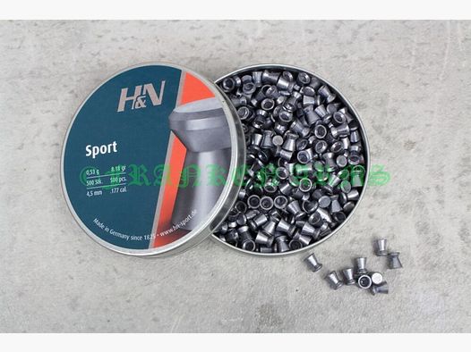H&N Sport Diabolo 4.50mm 500 pieces