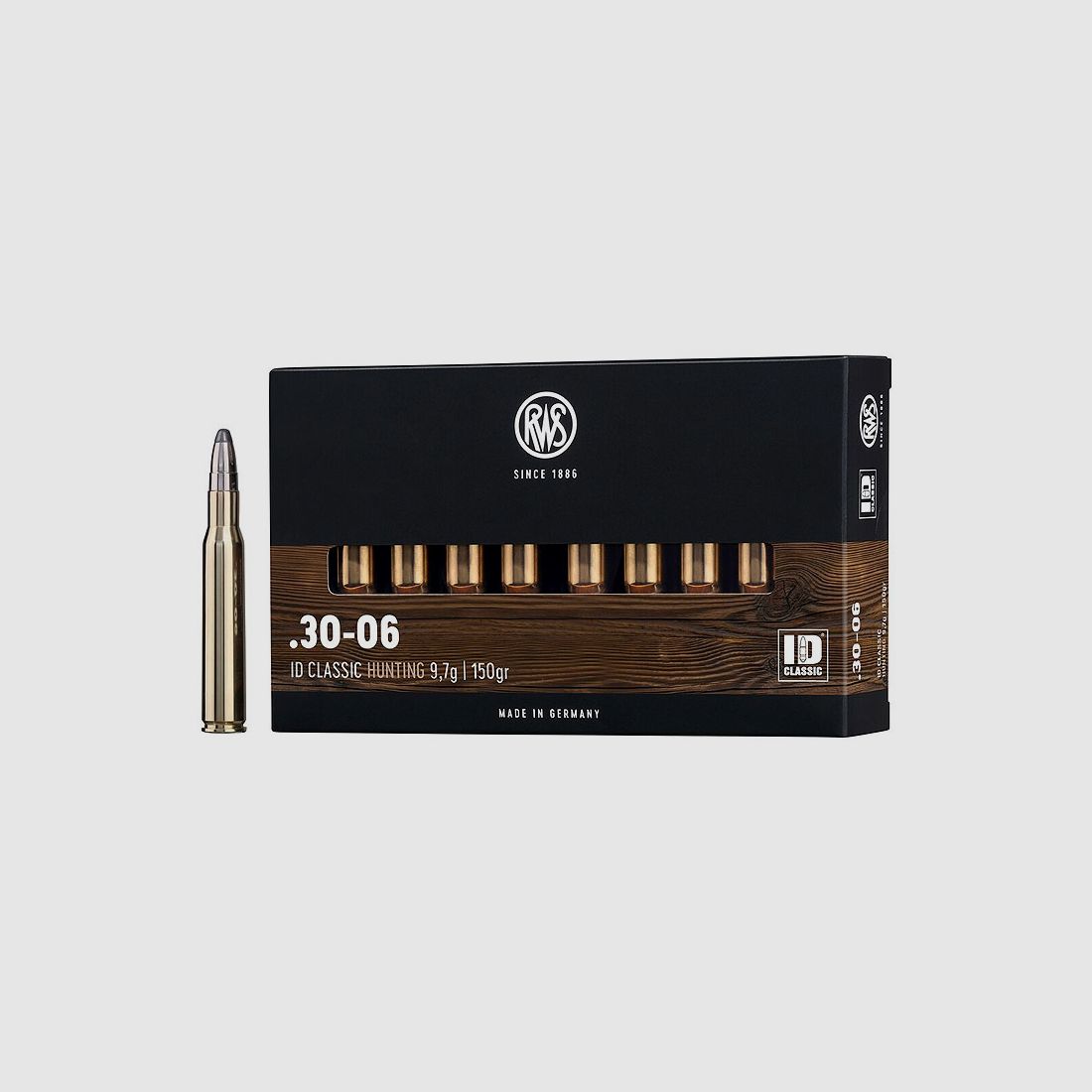 RWS .30-06, ID-Classic 150 grs 1 paquet (20 coups à 3,45 € chacun)
