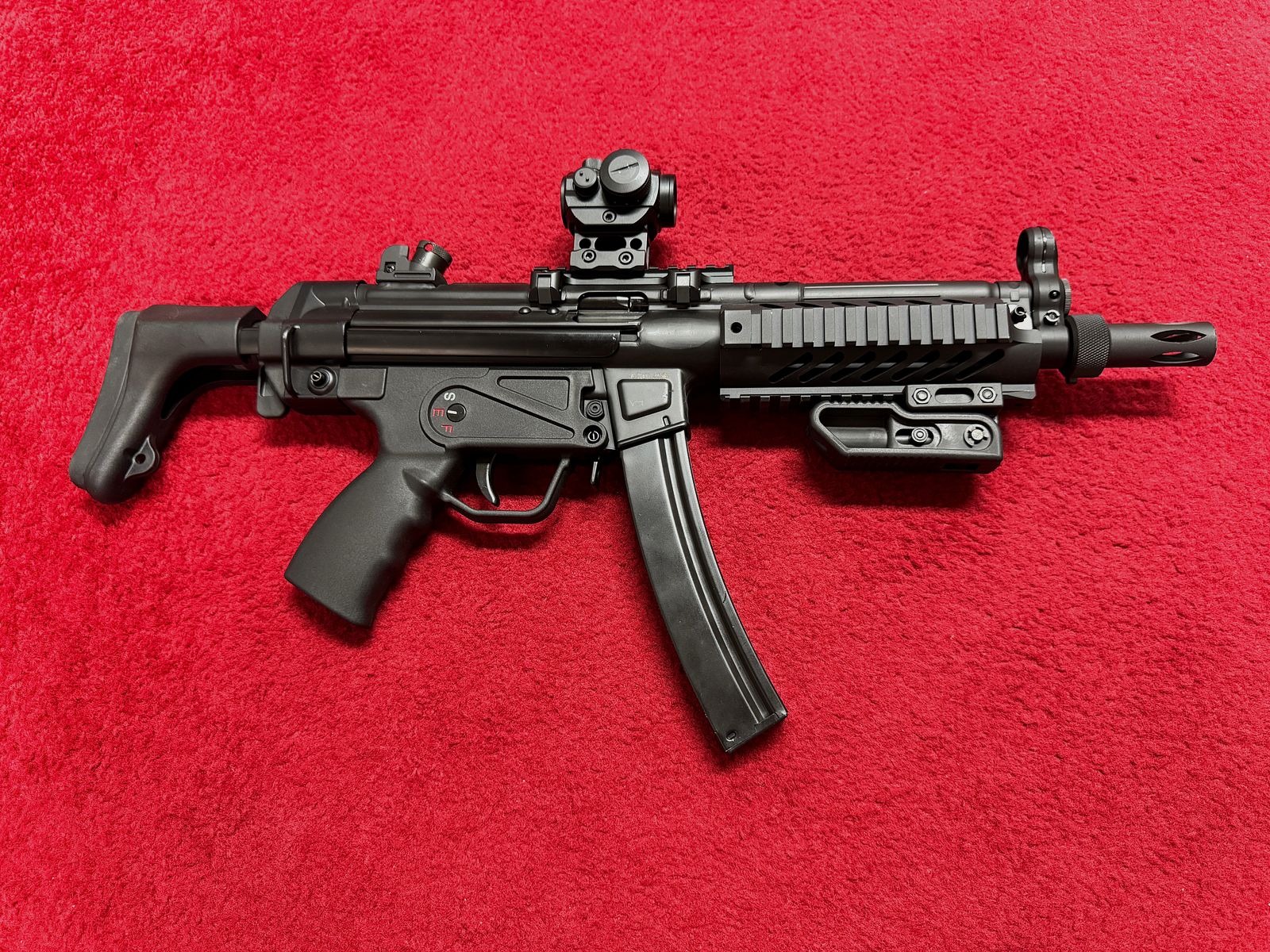 SRC SR5A3 TAC MP5 A3 Full Metal Co2 Blow Back GBB 6mm Airsoft