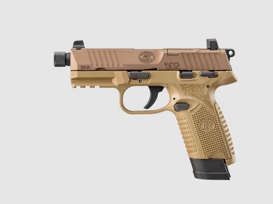 FN 502 TACTICAL FDE .22LR
