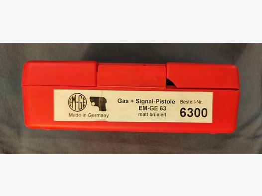 EM-GE 63 Gas + Pistola de señal mate niquelada 6 mm