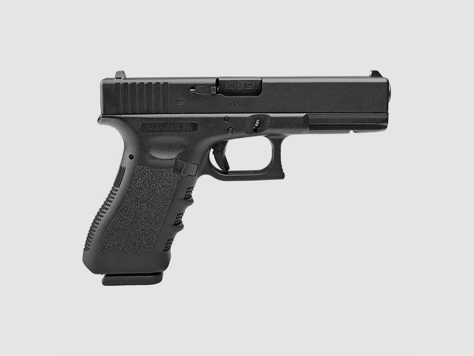 Komplettset Glock 17 Softair-Pistole Kaliber 6 mm BB Gas Blowback (P18)