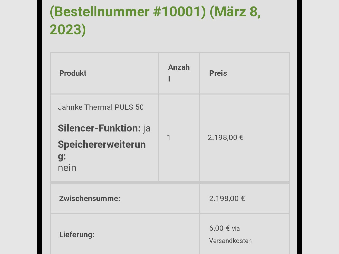 Jahnke Thermal Puls 50