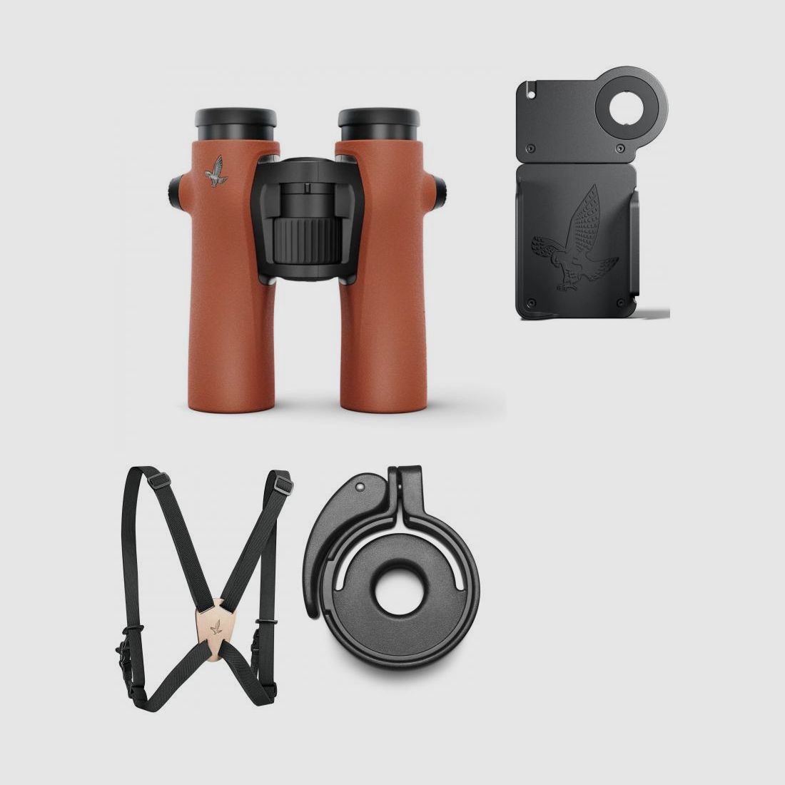 SWAROVSKI OPTIK Swarovski NL PURE 10x32 Burnt Orange Basispaket für Vogelbeobachtung