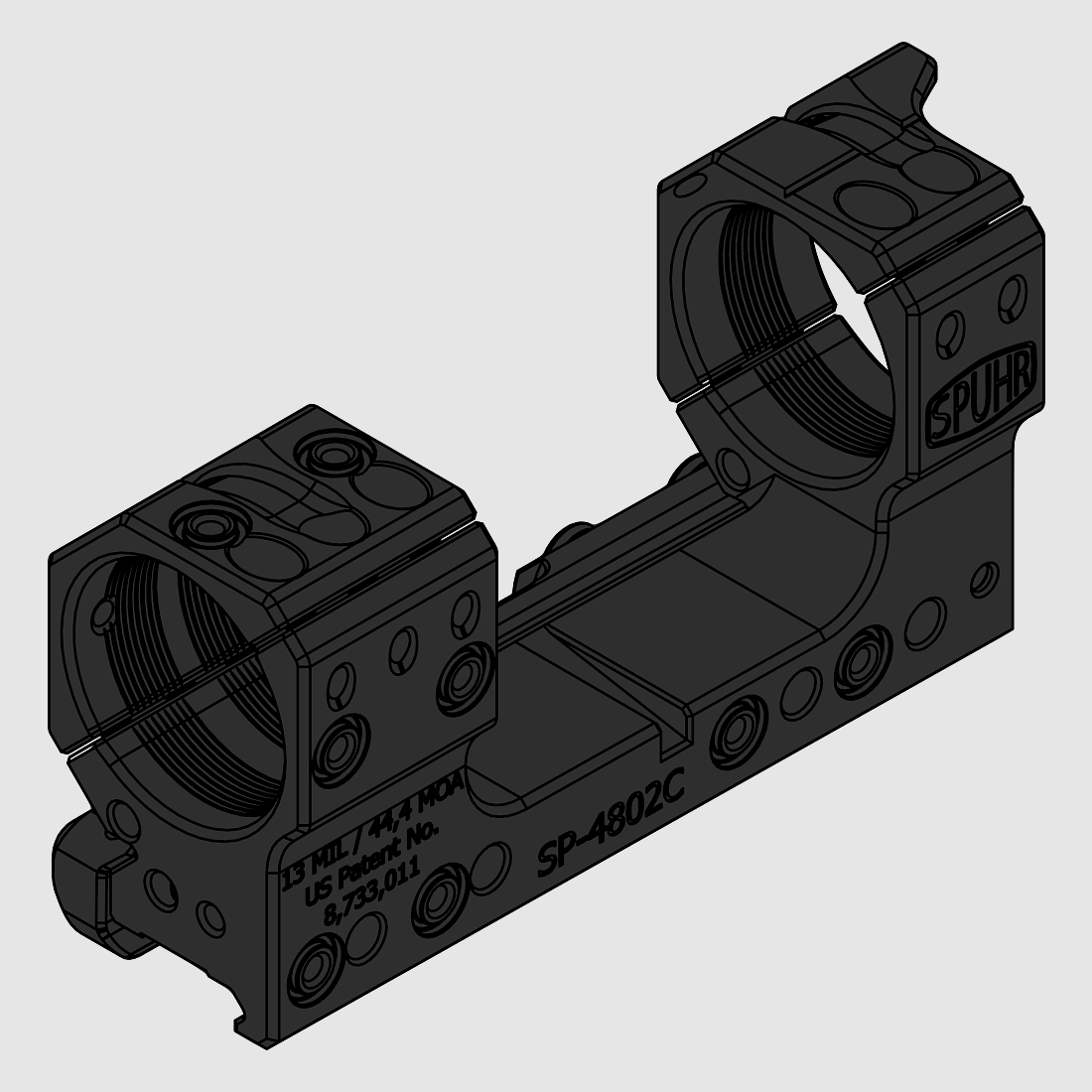 Montage de bloc Spuhr 34 Gen3 H 38 / 21 mm 13MIL PIC