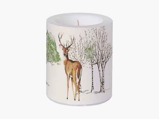Kerze Wildtiere mit Hirsch