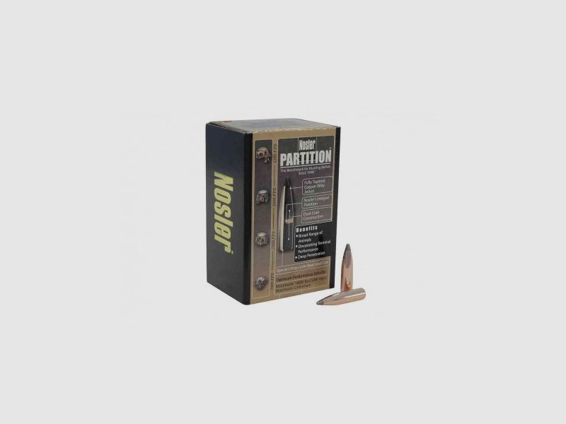 Geschoss 6.5-125gr. Nosler Partition, Bild 1 von 2
