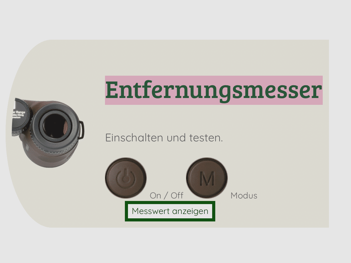 DDoptics Fernglas | Pirschler Range 10×45 | mit Entfernungsmesser