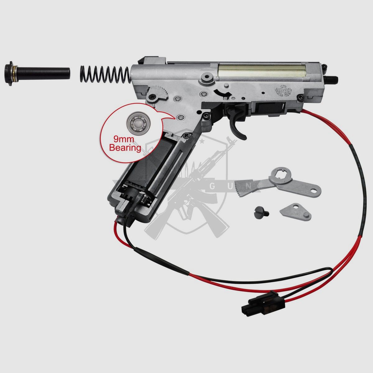 LCT V3 Komplettgearbox, FSWS, 9mm Lager