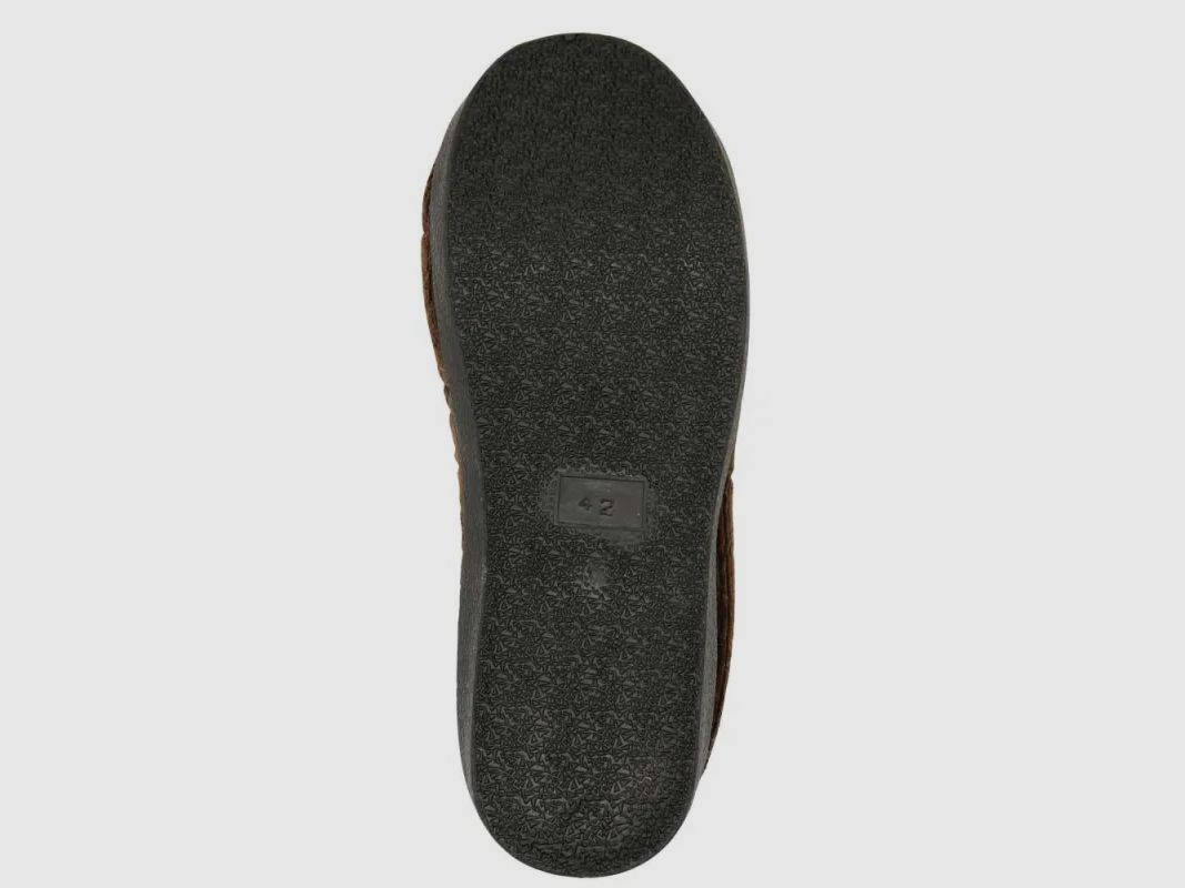 Charentaise lined with wool velour PVC sole brown size 41 to 46, image 8 of 11