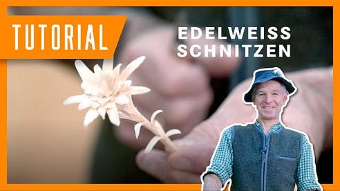 Sepp zeigt: Edelweiß schnitzen I Tutorial der Bayerischen Staatsforsten