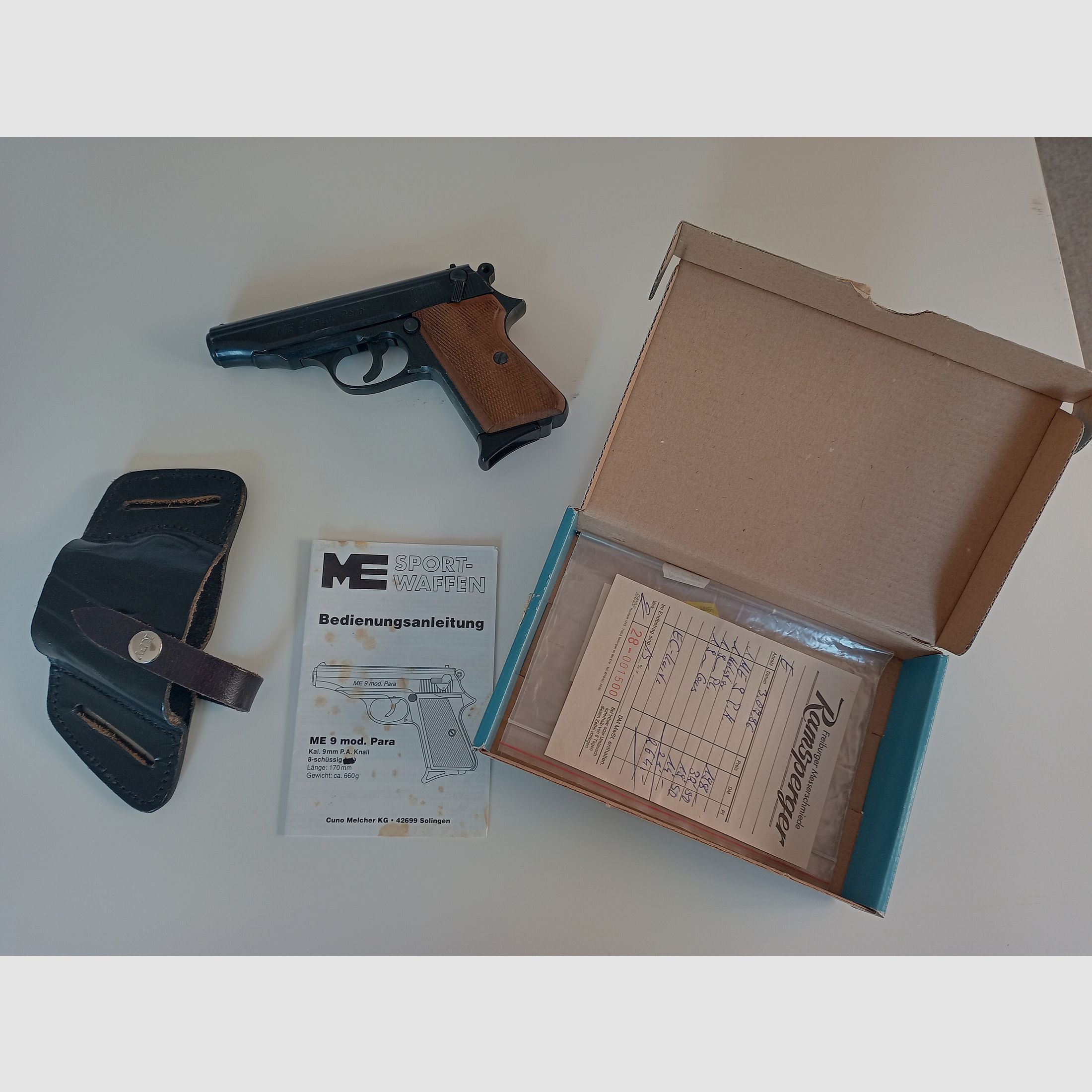 Schrikkogelpistool ME 9 Model Para - lees alstublieft!