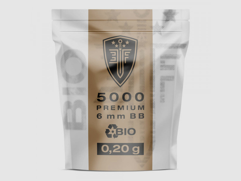 ELITE FORCE PREMIUM BIO BB'S - 6MM - 0,20 G - 5000 SCHUSS