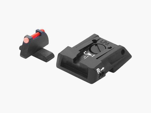 LPA - Mirino Regolabile H&K P30 Fibra Ottica Rossa