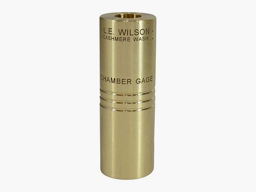 L.E. WILSON DIMENSION GAGES L.E. WILSON 6.8MM REMINGTON SPC BRASS MINIMUM CHAMBER GAGE