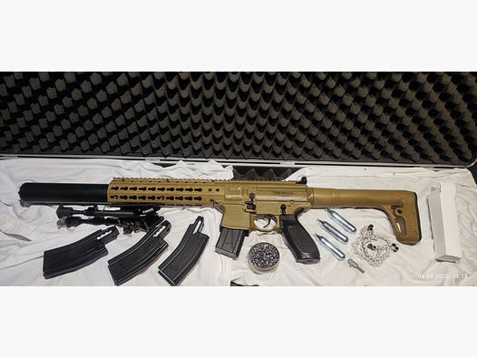 Sig Sauer Mpx CO2 Halbautomatik Gewehr 