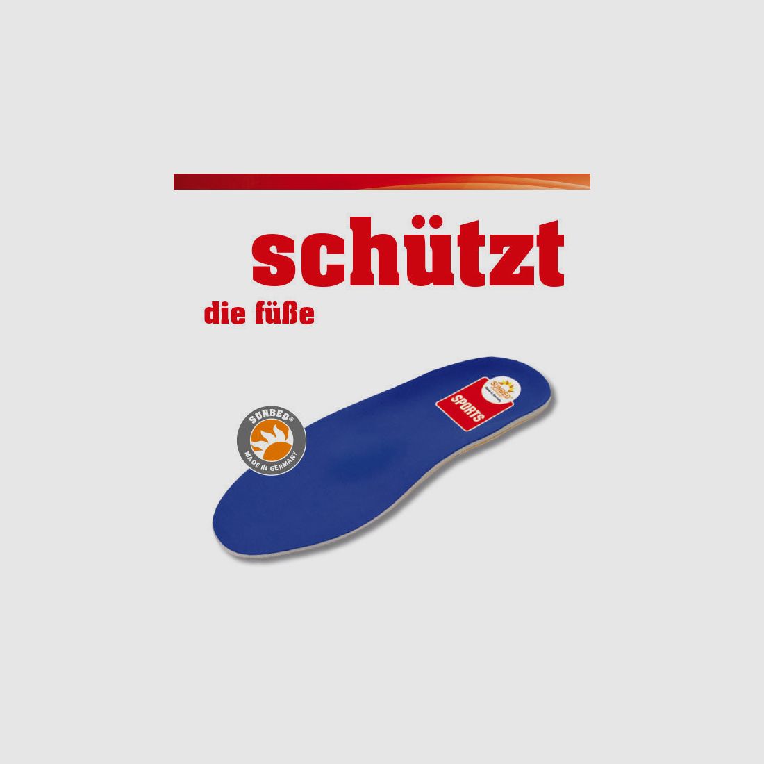 Sunbed Sports Schuheinlagen