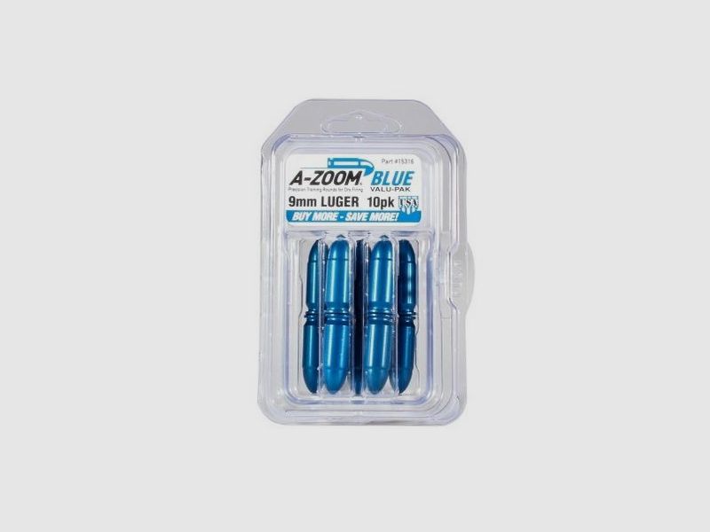 10 Pufferpatronen blau 9mmLuger Pistole
