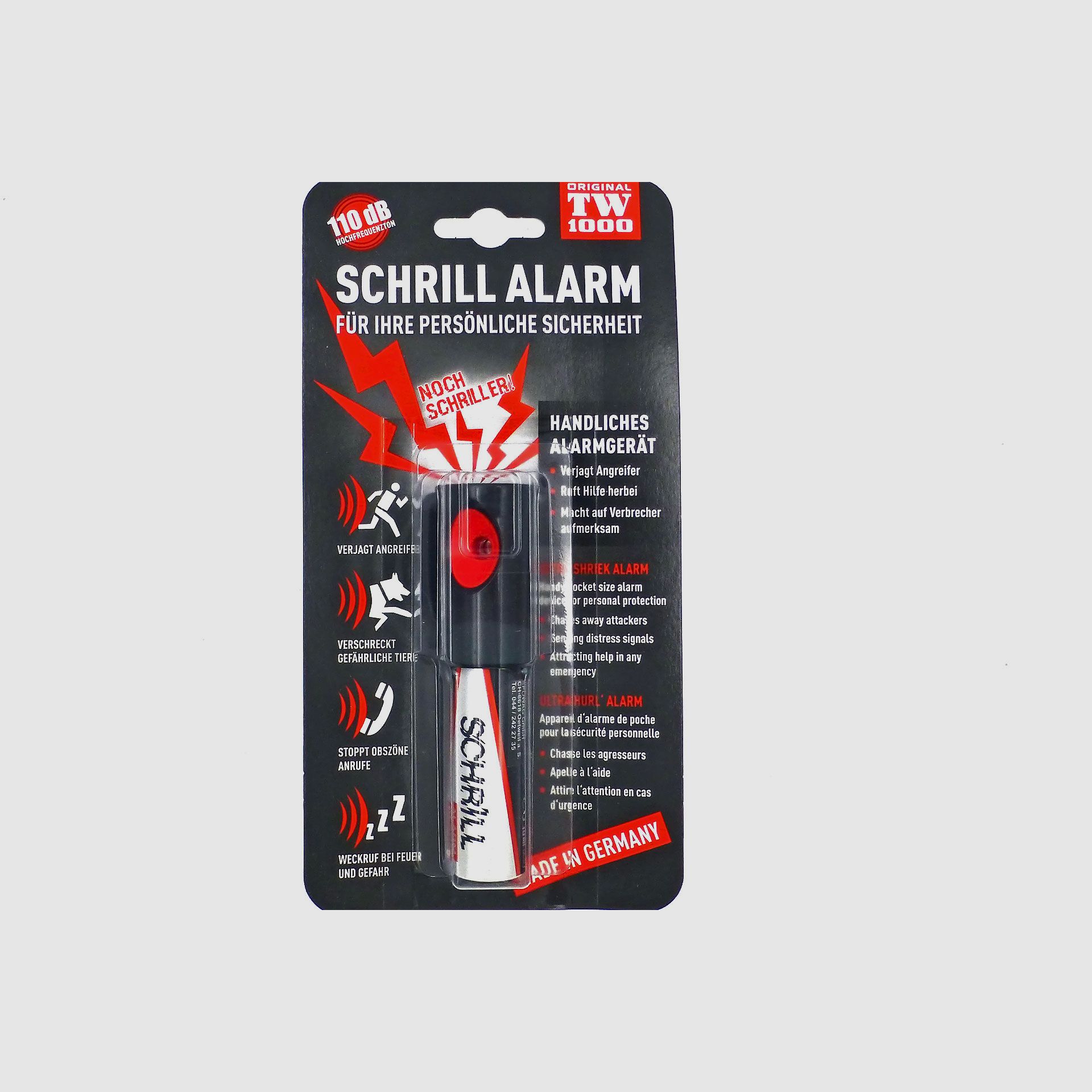 Alarme de poche 110dB