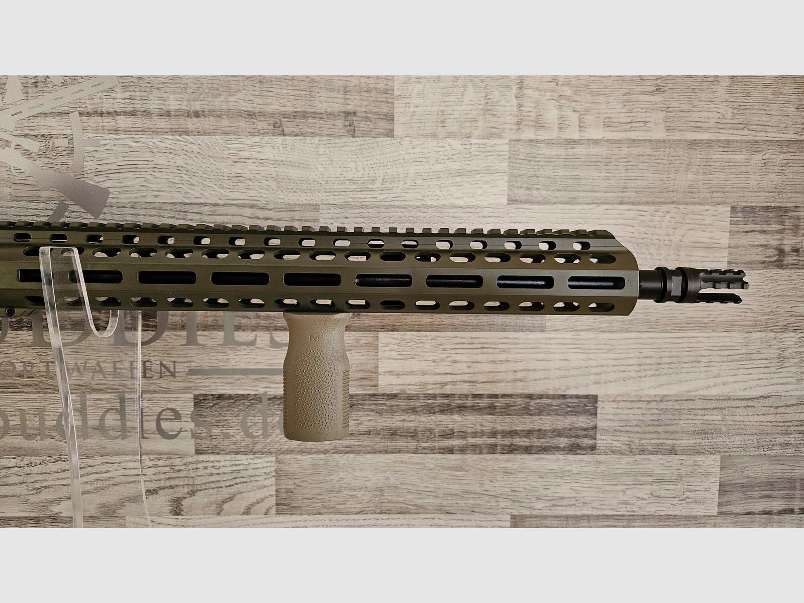 Schmeisser AR15 M5FL Sondermodell MAGPUL 16,75" OD Green .223Rem met richtkijker - gratis verzending! - Nieuwe goederen van de vakhandel