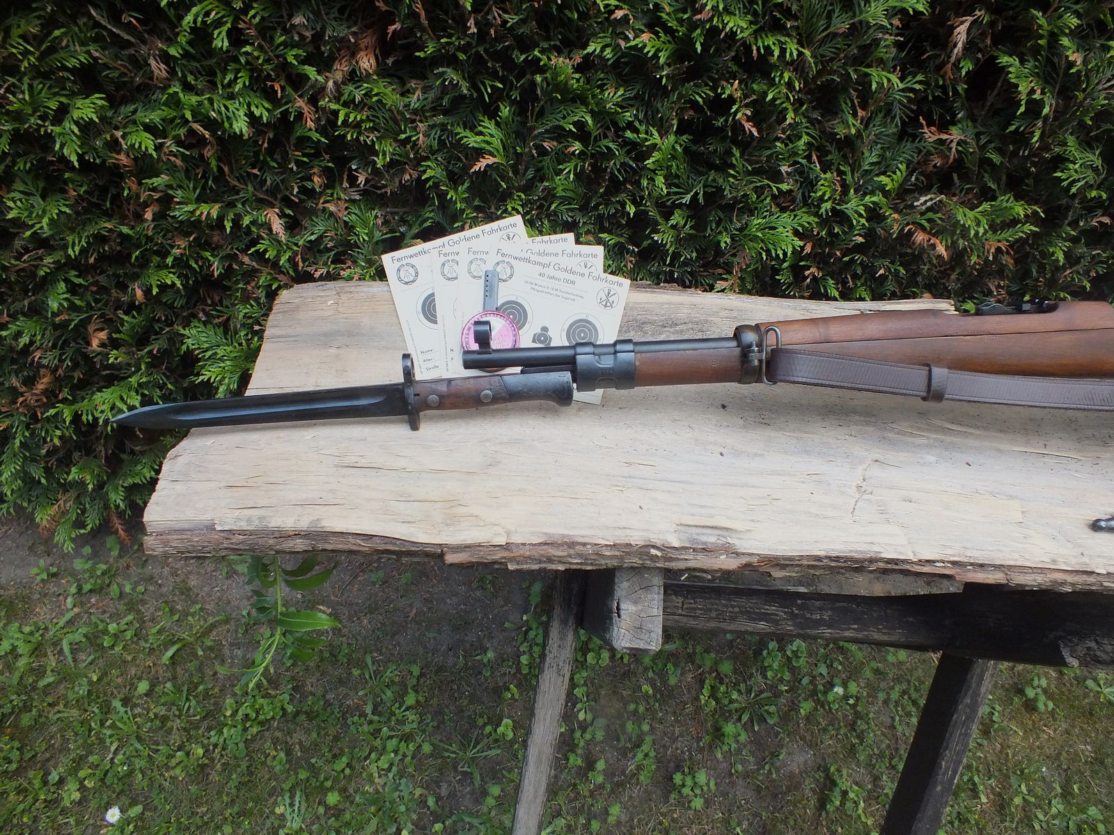 Haenel 310-9 in K98 stock