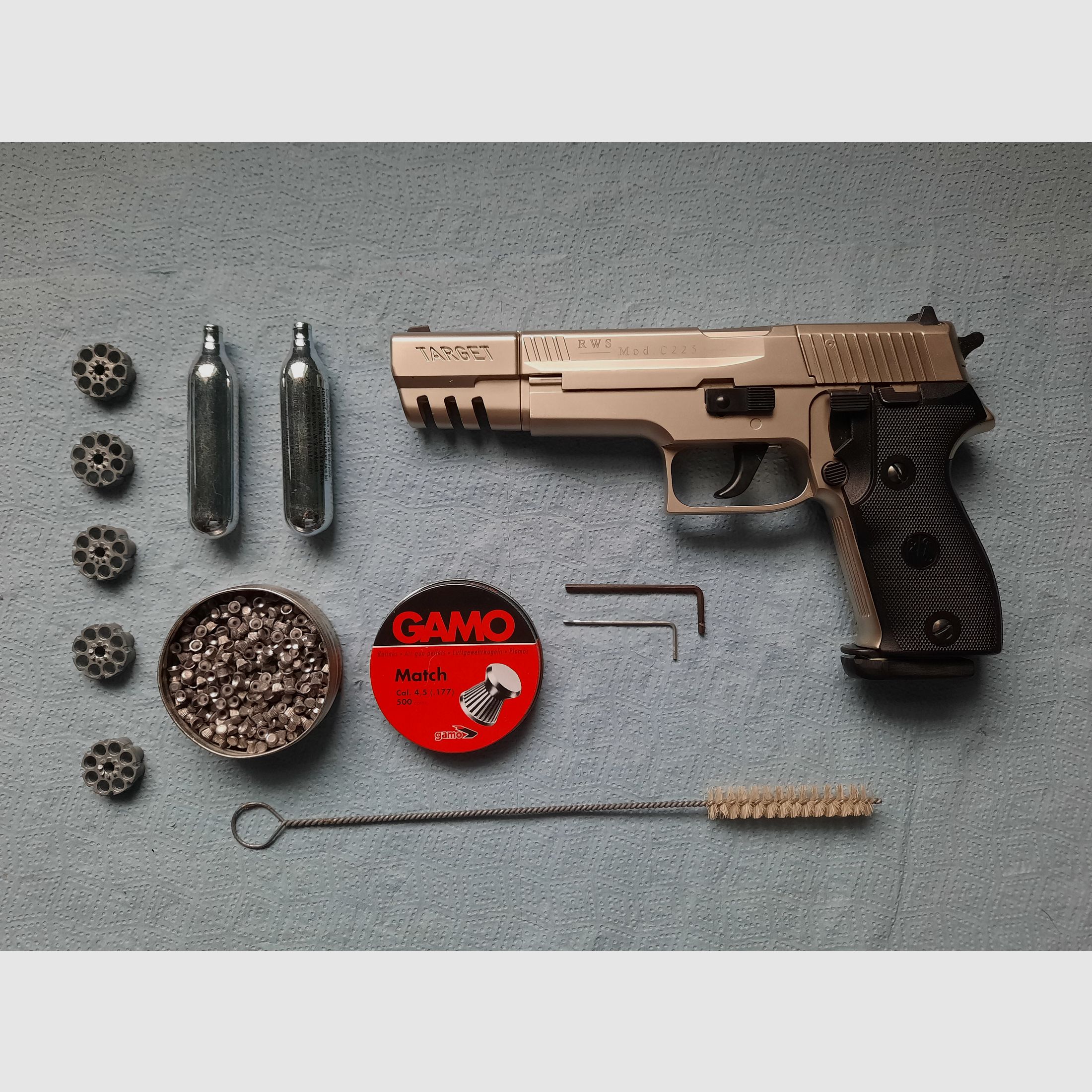 RWS C 225 Target, vernickelt