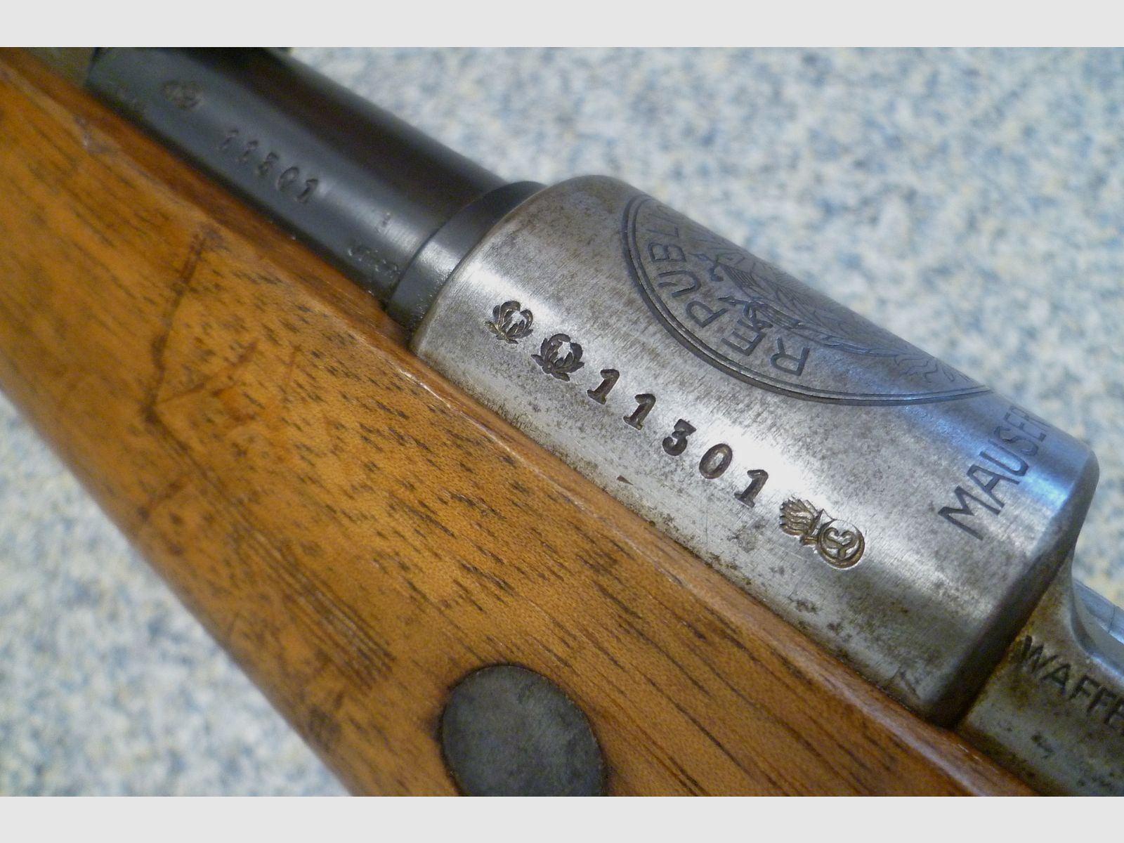 Carabine à répétition Mauser Modèle 1909 Pérou 7,65x53 Arg.