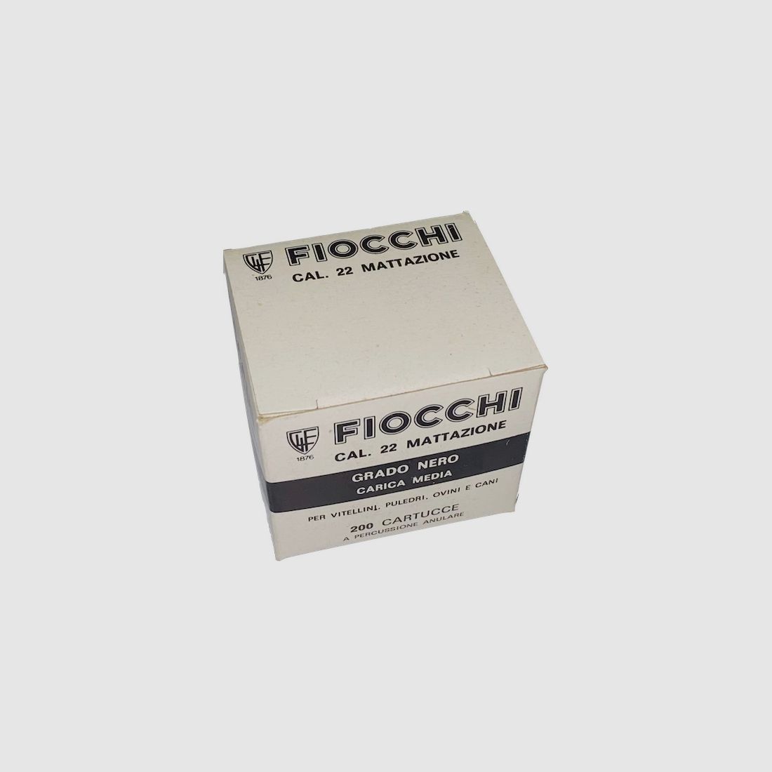 Fiocchi – Cartuchos Metálicos – MATTAZIONE MEDIE NERA