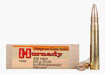 Hornady Superformance .375 H&H 270GR SST 20 cartridges