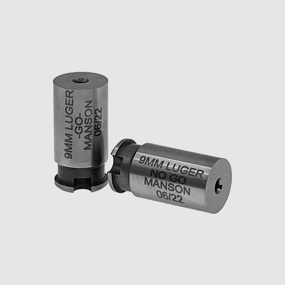 MANSON PRECISION Gauge di headspace NO GO 9X23, cartuccia con bordo, adatta per 9MM LUGER, acciaio, immagine 1 di 5