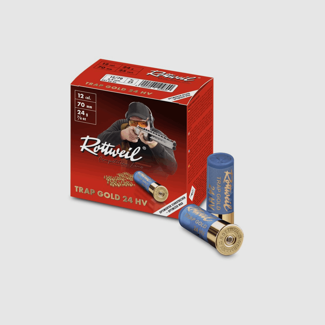Rottweil Sport Gold 24 g HV 2,2 mm 12/70 25 pz
