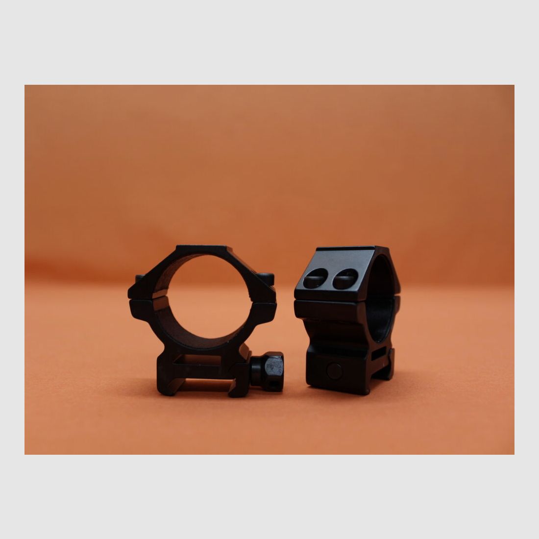 UTG - Leapers UTG Accushot Montageringe 30mm Low (RGWM-30L4) Alu schwarz matt für Picatinnyprofil BH=9mm