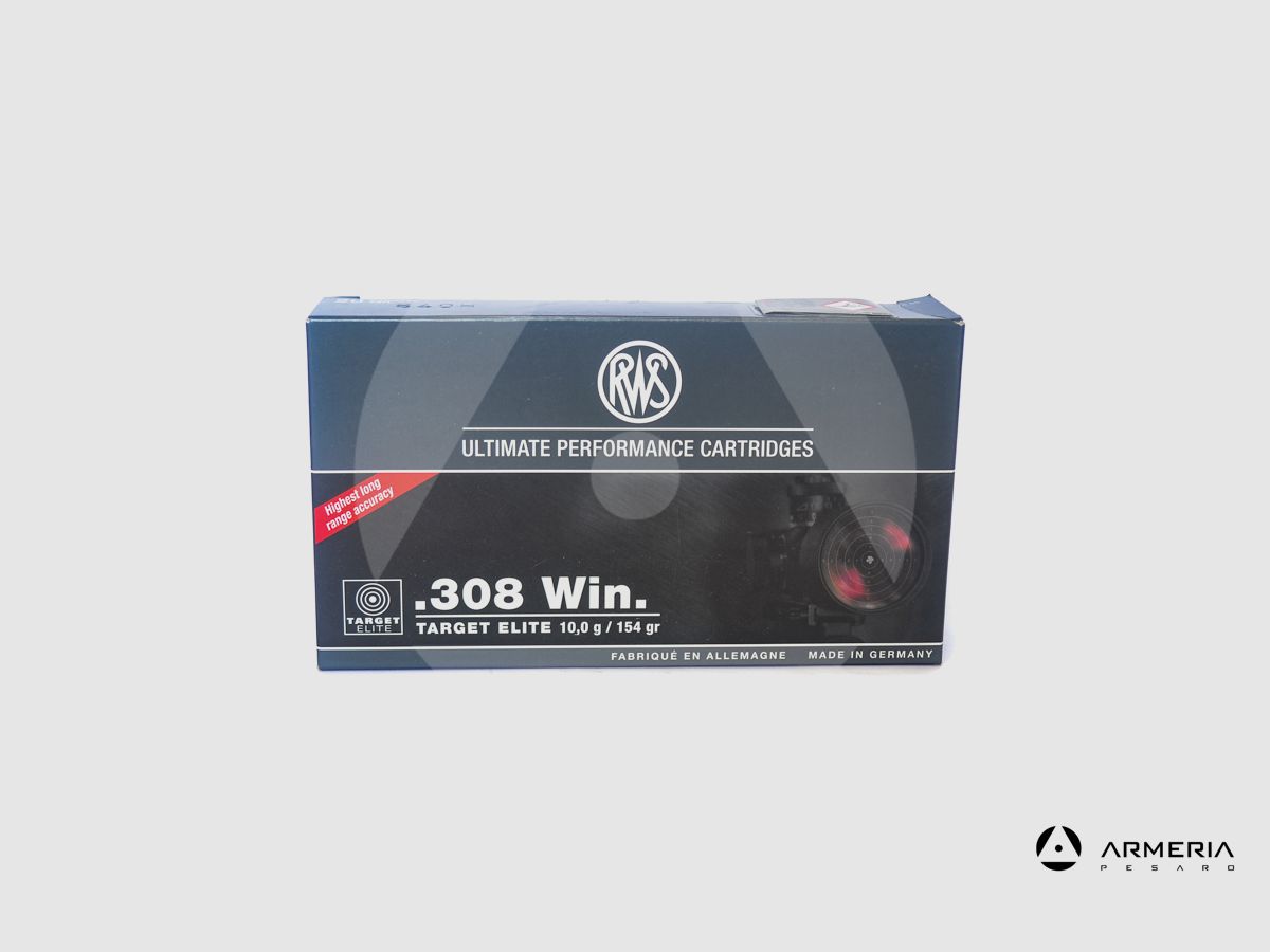 RWS Target Elite Kaliber .308 Win 154 Grain – 20 Patronen