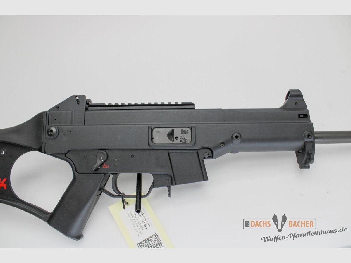 Rifle SL H&K Heckler & Koch USC calibre .45 ACP con 4 cargadores maletín