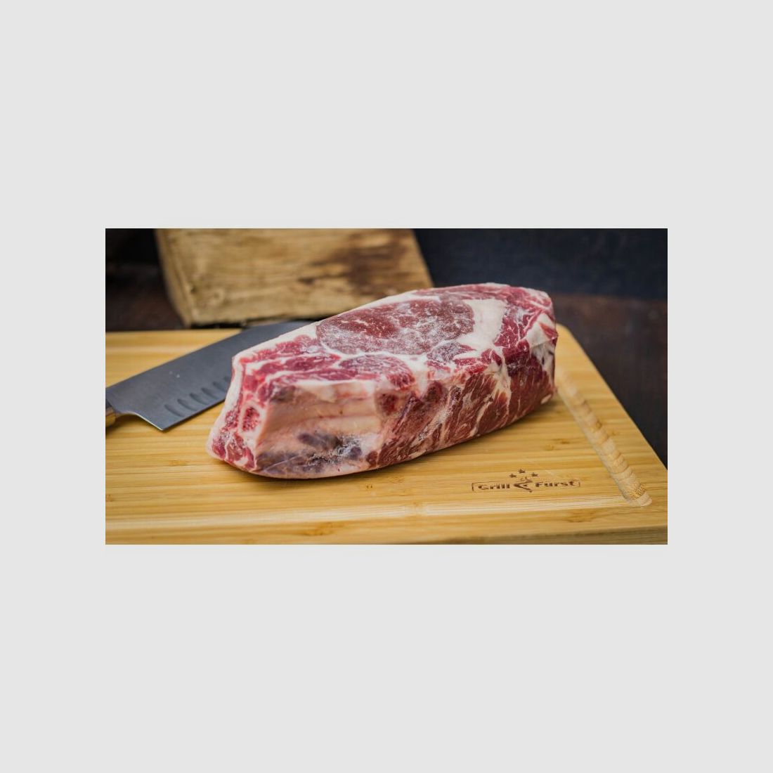 Grillfürst Schneidebrett 39 x 26cm Bambus