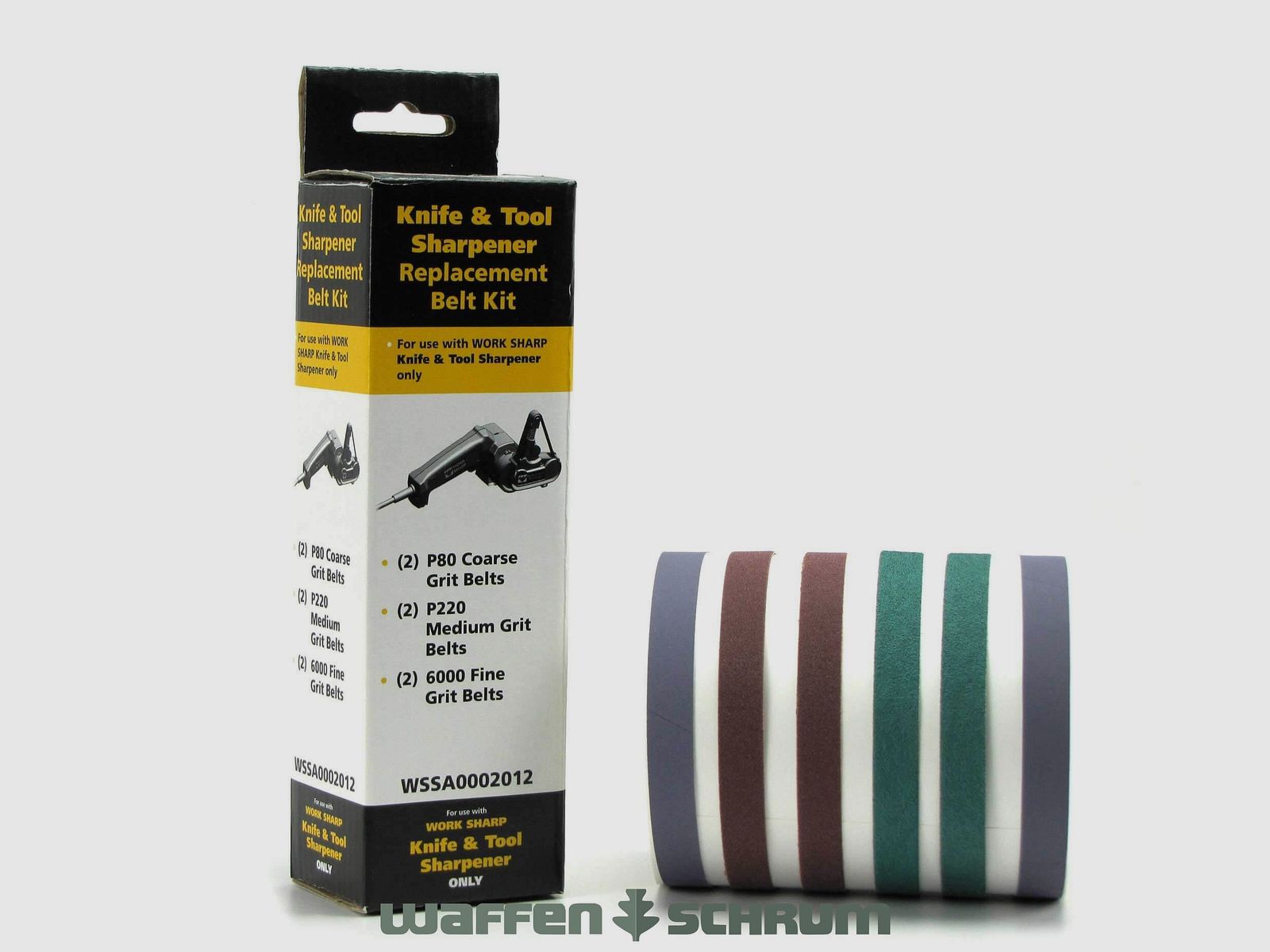 Work Sharp Schleifband Set / 2x Körnung P80/P220/P6000