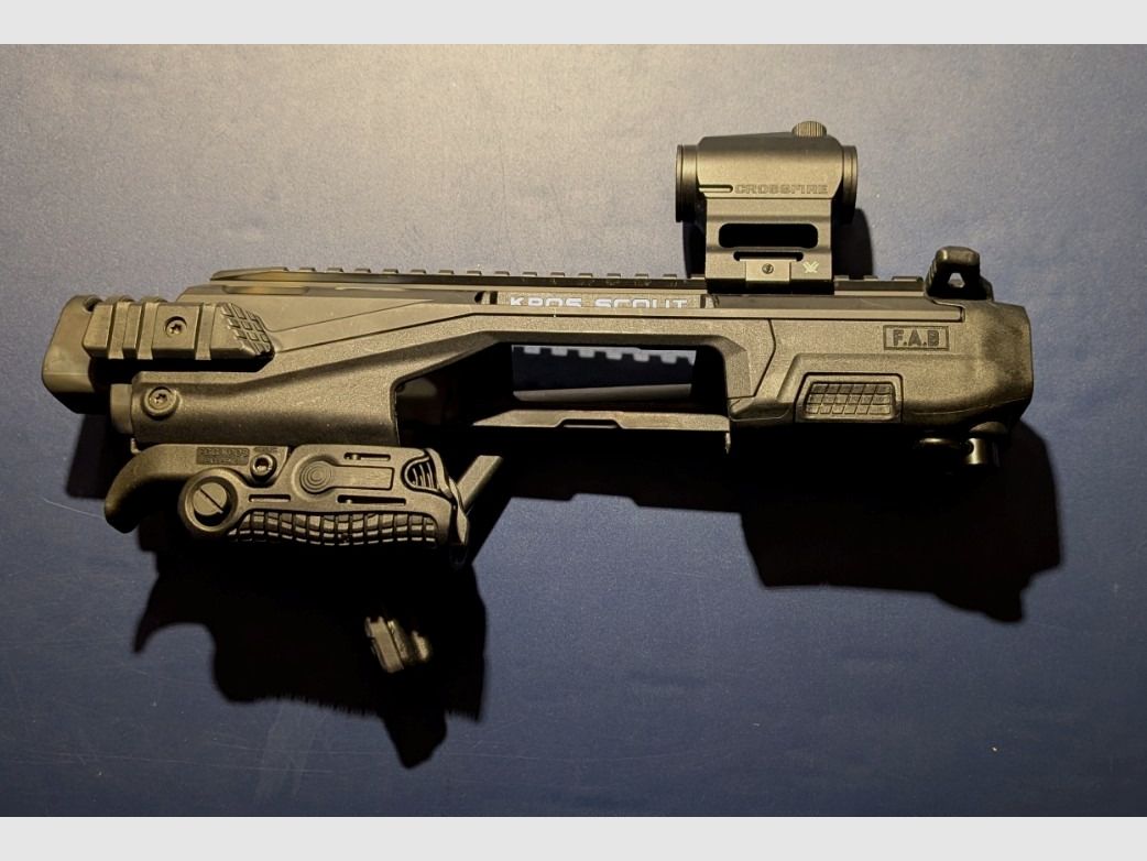 F.A.B. aanslag voor Glock inclusief Red Dot