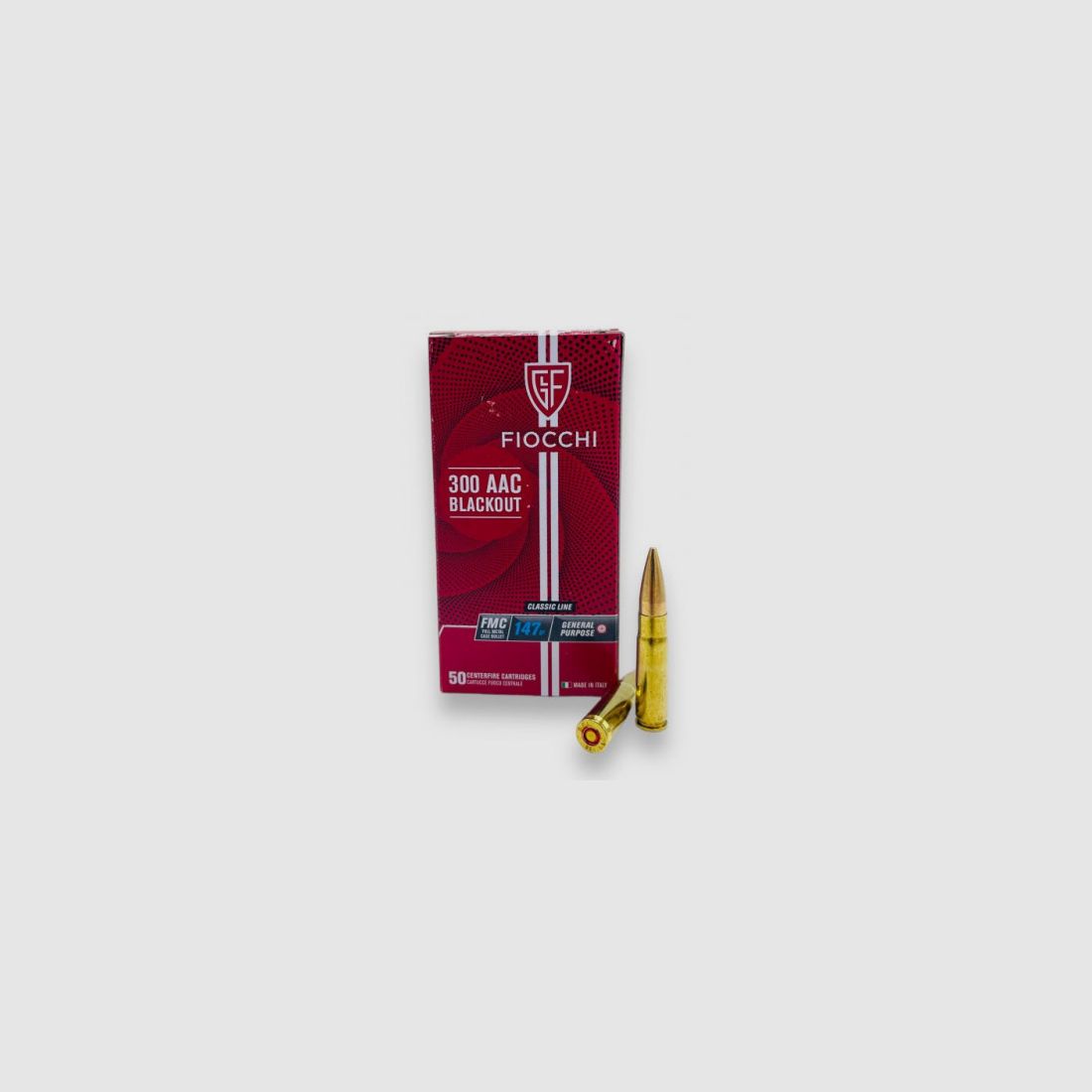DOOS VAN 50 PATRONEN FIOCCHI KAL.300AAC BLACKOUT 147GR FMJ