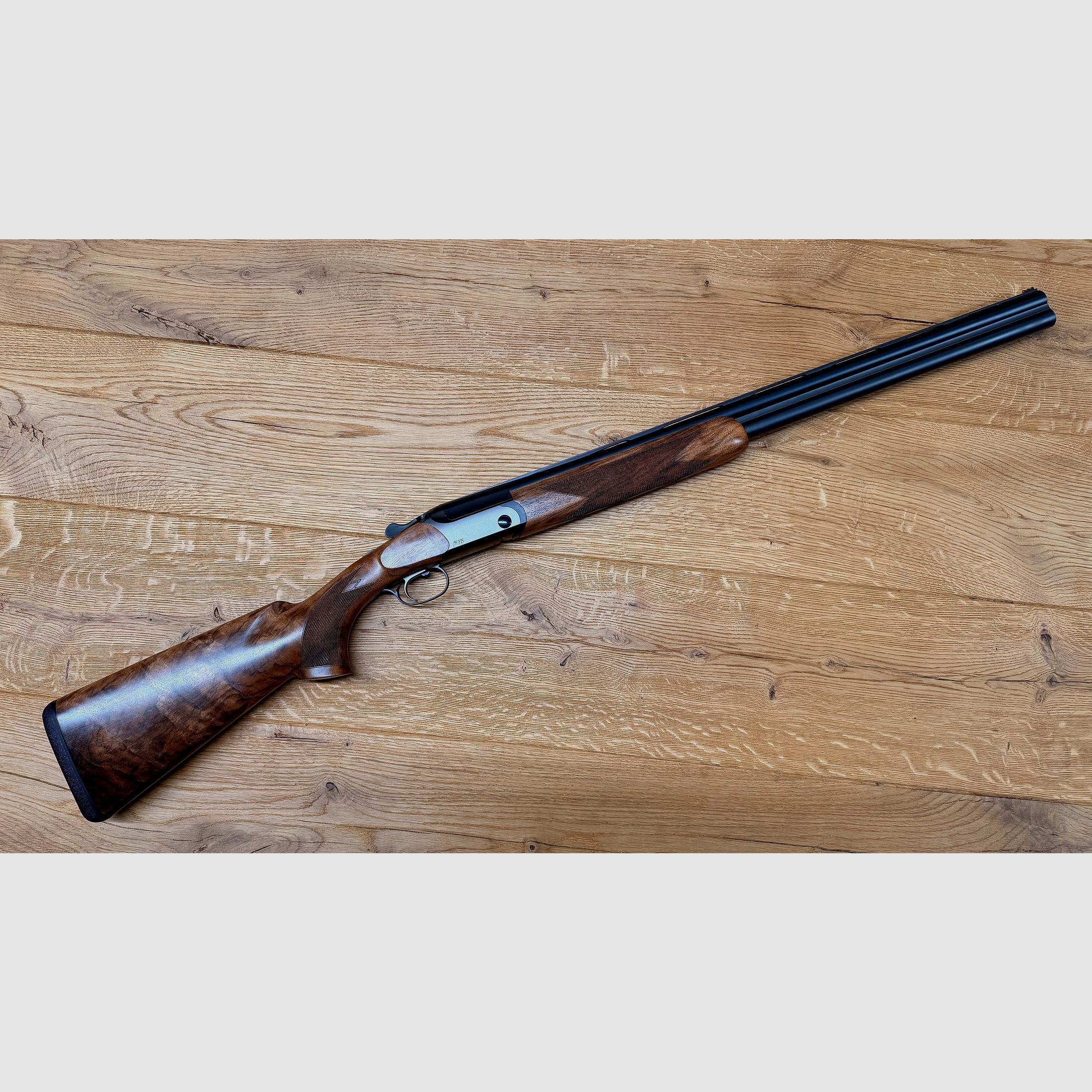 Blaser F16 Game 12/70 / HK 6 / Mattierter Schaft / 5 Briley Wechselchokes / Custom Leuchtkorn