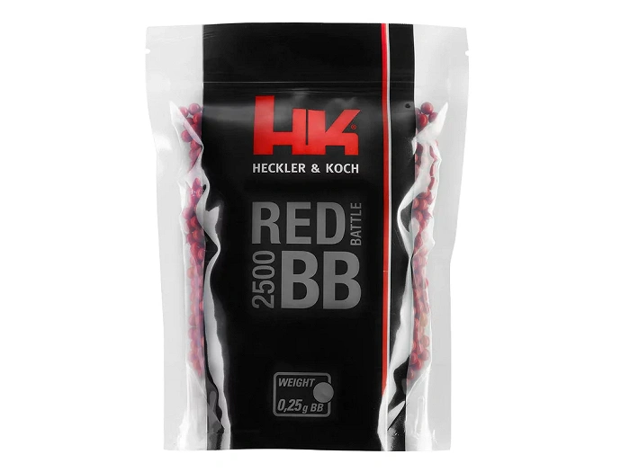 Billes ASG HK Heckler & Koch Red Battle 0,25 g 6 mm 2500 pièces (2.6113), image 1 sur 2