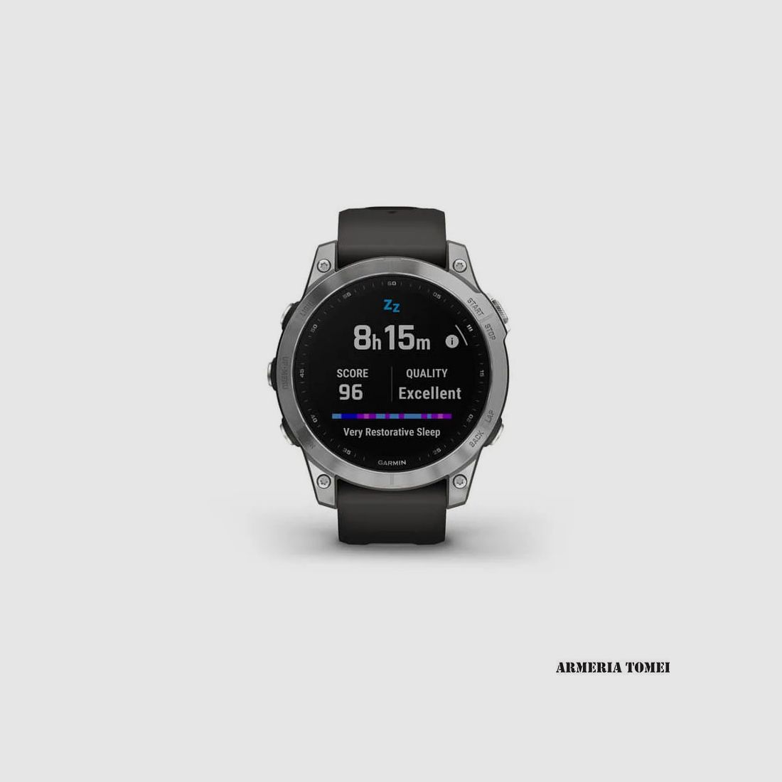 WATCH – GARMIN – FENIX 7 – STANDARD EDITION Silver with Graphite strap, image 9 of 11