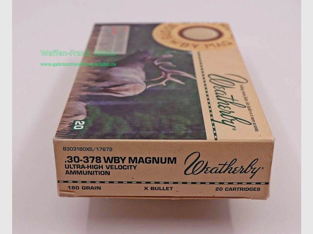 Weatherby - USA Büchsenpatronen .30-378WBY.Mag