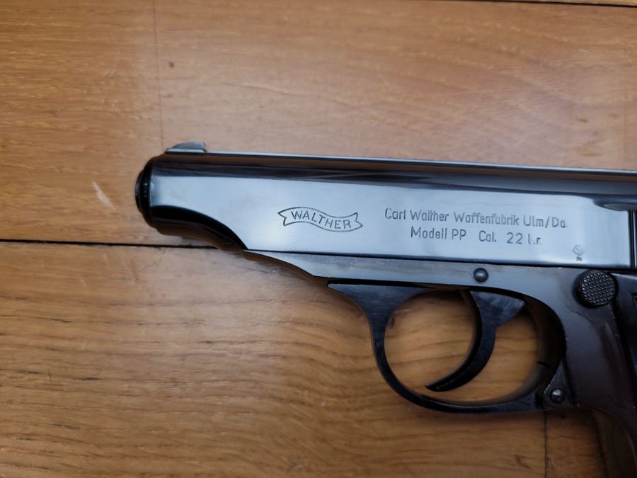 Sehr schöner Walther PP Pistol – Selbstladepistole im 22LR – Selten in diesem Kaliber – Herstellung Walther Ulm – zwei Magazine – Neu!, Bild 6 von 14