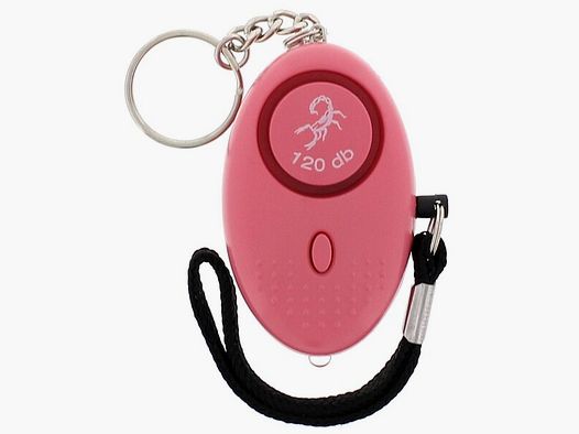 Scorpion Personalalarm 120 db Pink mit LED Lampe + Batterie