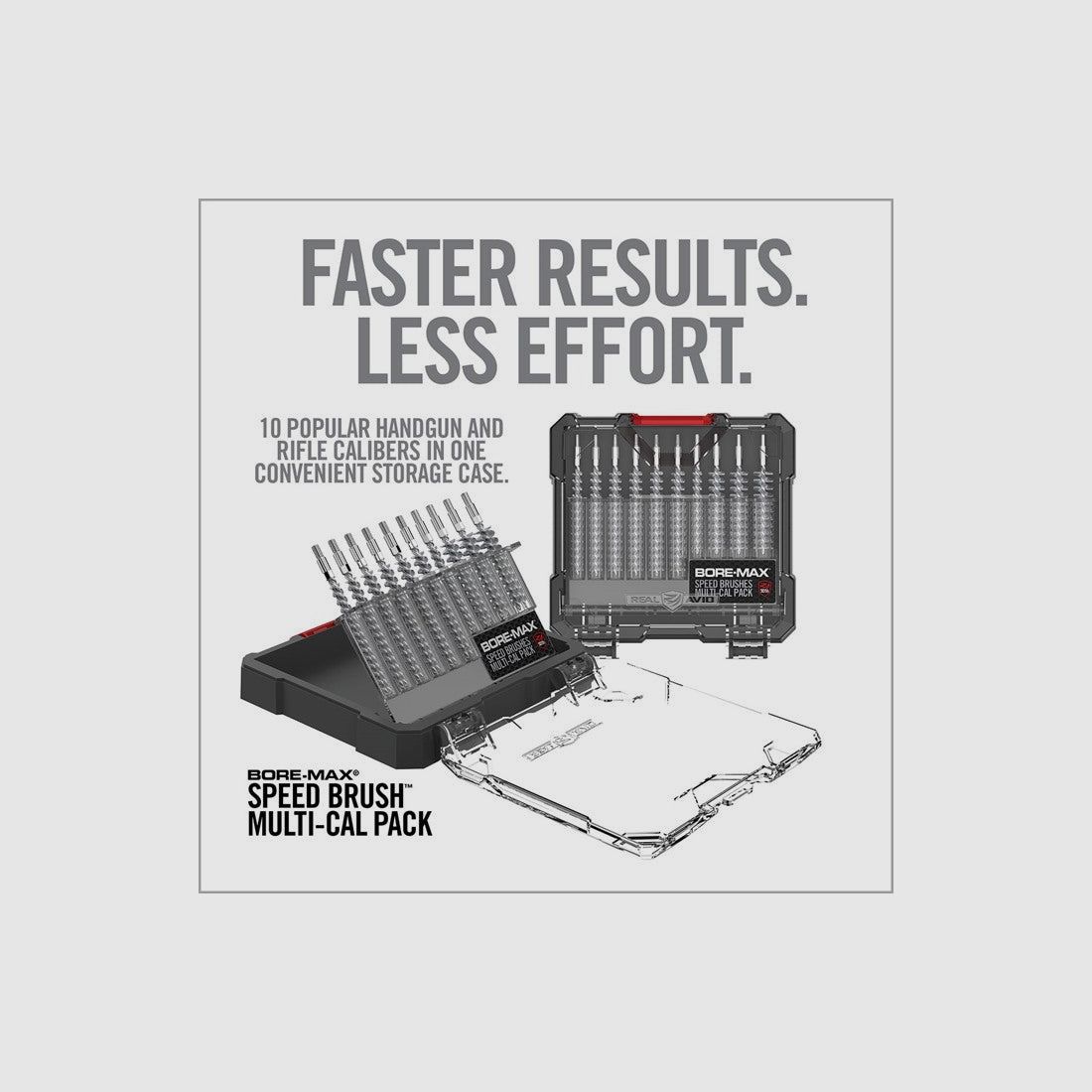 Real Avid Bore-Max Speed-Bürsten Mehrkaliber-Pack